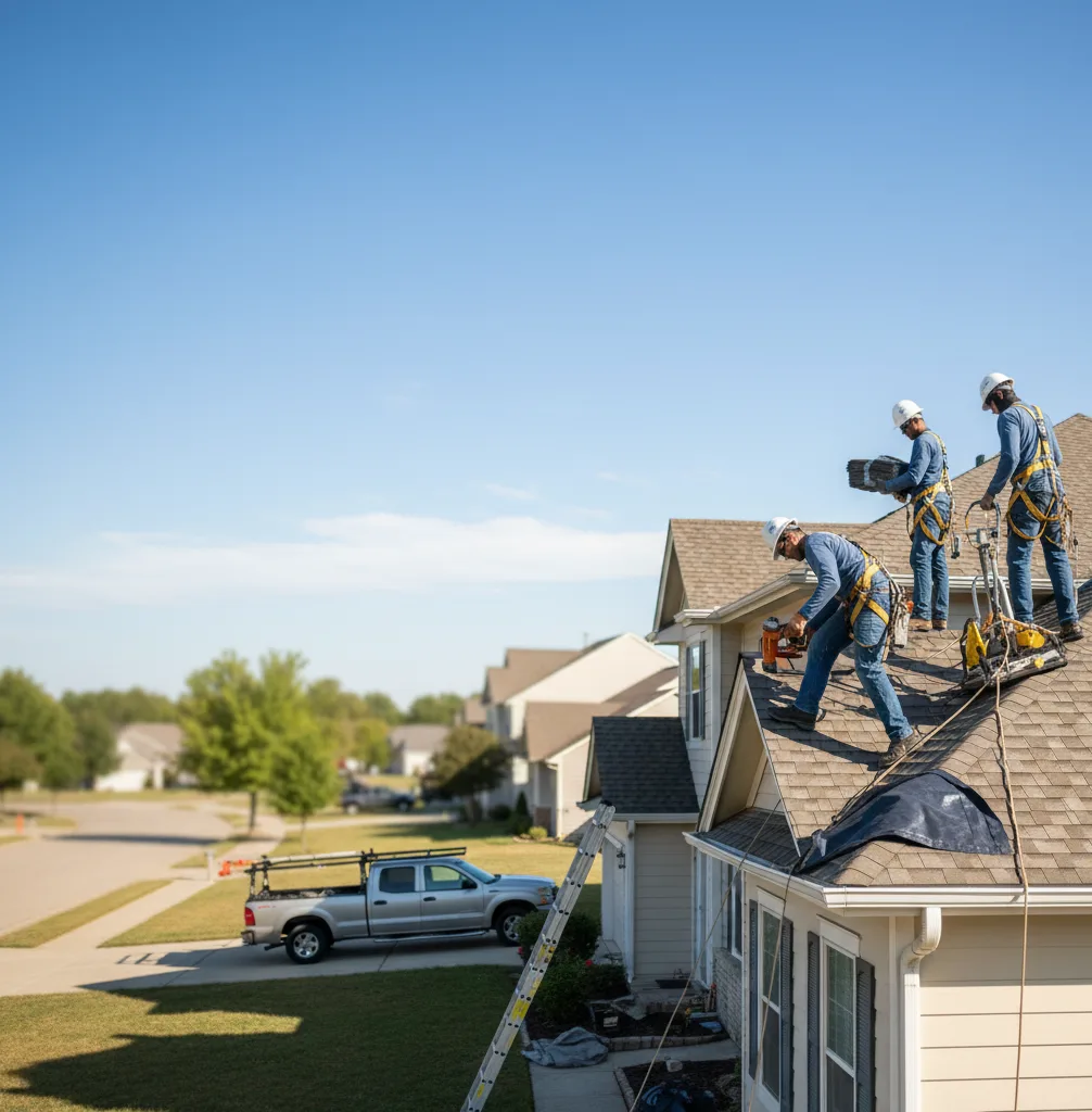 Roof Repair in Lampe